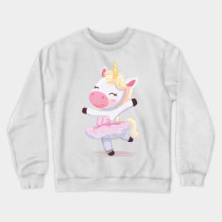 Unicorn Ballerina Crewneck Sweatshirt